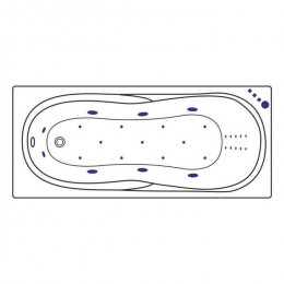 Ванна EXCELLENT Sekwana 170x75 ULTRA NANO золото