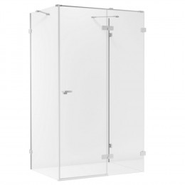 Душевое ограждение NEW TRENDY EVENTA R 90x90x200 EXK-4580 хром