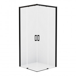 Душевое ограждение NEW TRENDY PRIME BLACK 80x90x200 D-0312A/D-0315A черный