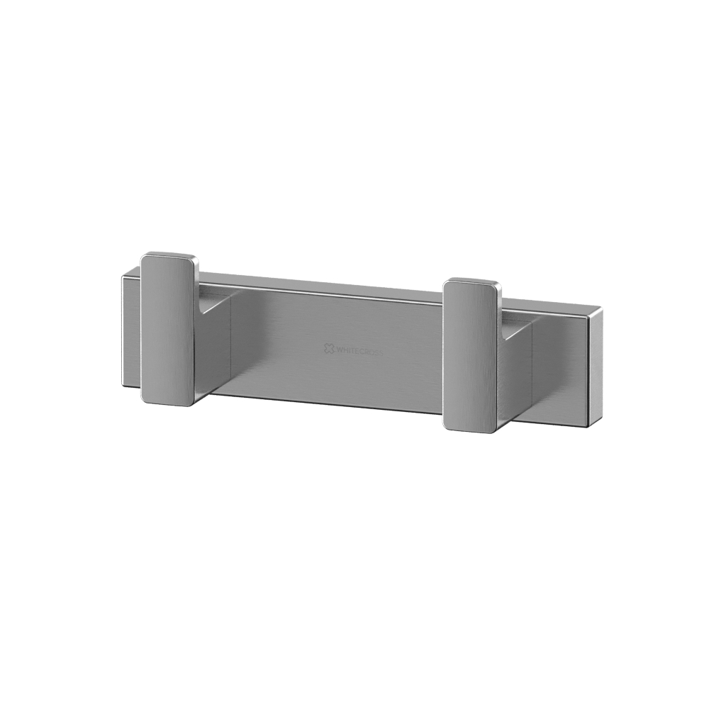Крючок двойной WHITECROSS Cubo CU2412NIB брашированный никель