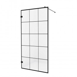 Душевое ограждение NEW TRENDY AVEXA BLACK 140x200 EXK-2027 черный