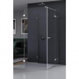 Душевое ограждение NEW TRENDY EVENTA R 100x80x200 EXK-4600 хром