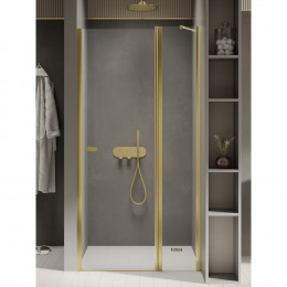 Дверь в нишу NEW TRENDY NEW SOLEO LIGHT GOLD 100x195 D-0483A-WK светлое золото