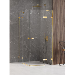 Душевое ограждение NEW TRENDY AVEXA GOLD SHINE 110x80x200 EXK-1863 золото
