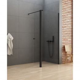 Душевое ограждение NEW TRENDY NEW SOLEO BLACK 50x195 K-0773 черный
