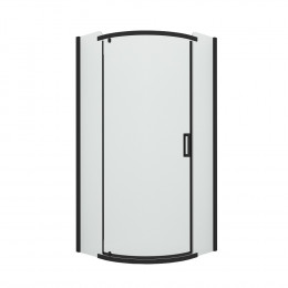 Душевое ограждение NEW TRENDY NEW KOMFORT BLACK 90x90x195 K-0469 черный