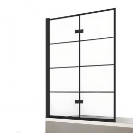 Шторка для ванны NEW TRENDY NEW SOLEO BLACK 100x140 P-0049 L черный