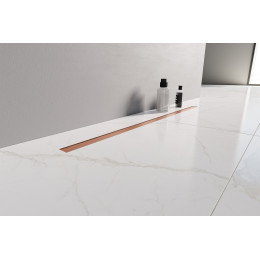 Душевой трап NEW TRENDY COPPER BRUSHED 90 см OL-0099 брашированная медь