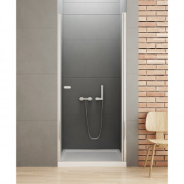 Дверь в нишу NEW TRENDY NEW SOLEO одинарная 80x195 D-0120A хром