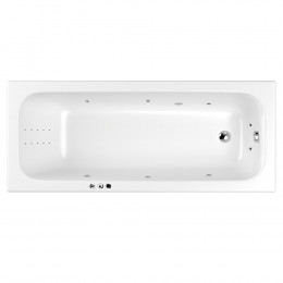 Ванна WHITECROSS Vibe 170x70 SMART NANO хром