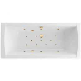 Ванна EXCELLENT Aquaria Lux 180x80 RELAX золото