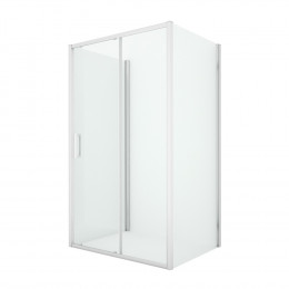 Душевое ограждение NEW TRENDY NEW CORRINA 110x90x195 K-0479 хром
