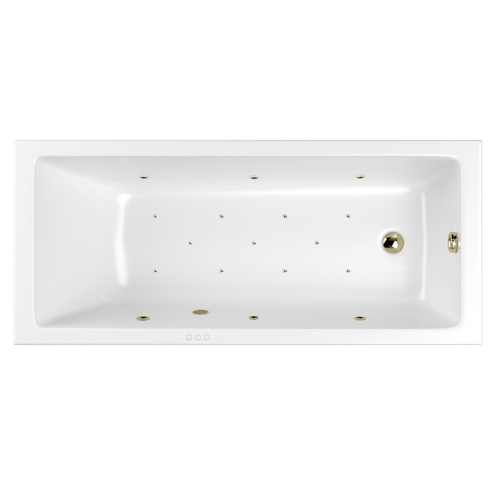 Ванна WHITECROSS Wave Slim 170x75 RELAX бронза
