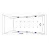 Ванна WHITECROSS Palace 180x80 RELAX белый