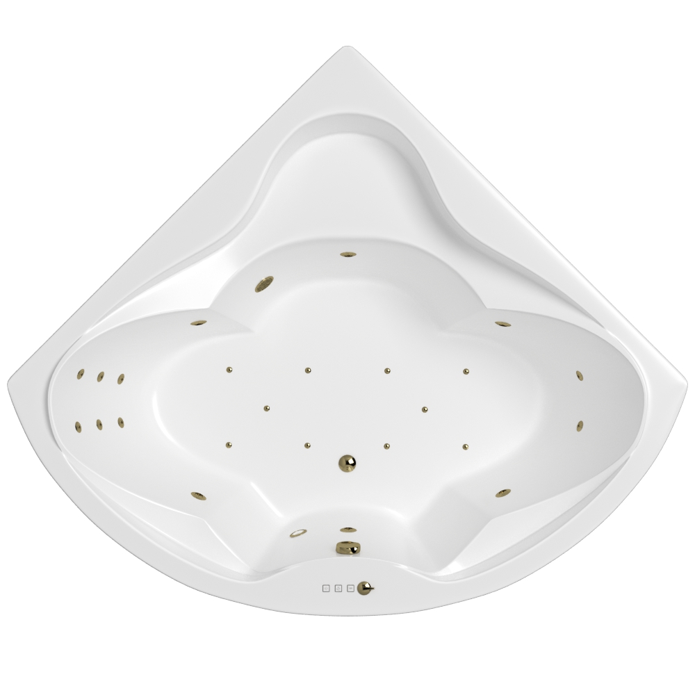 Ванна WHITECROSS Konsul 150x150 ULTRA бронза