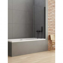 Шторка для ванны NEW TRENDY NEW SOLEO BLACK 70x140 P-0039 черный