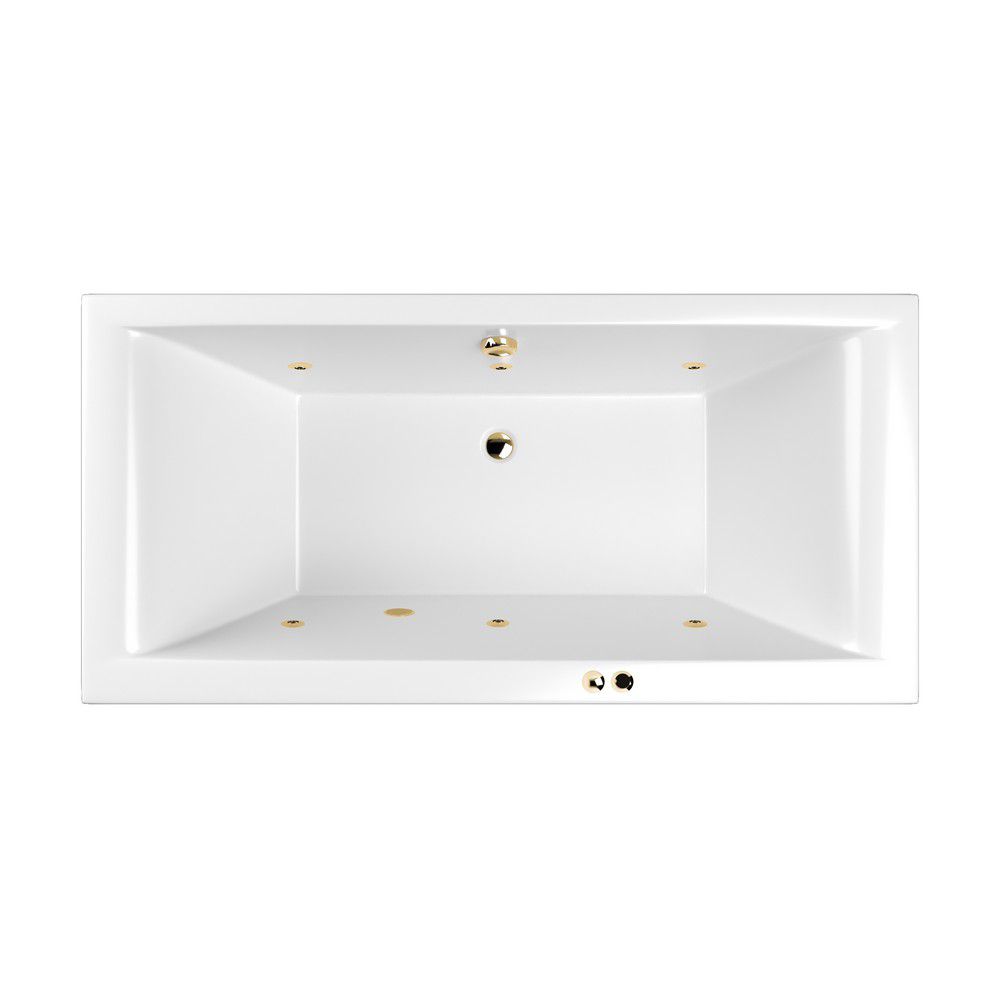 Ванна WHITECROSS Savia Duo 170x80 SOFT золото