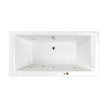 Ванна WHITECROSS Savia Duo 170x80 SOFT золото