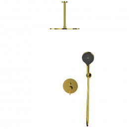 Система для душа скрытого монтажа WHITECROSS Y YSET12TOPGL золото