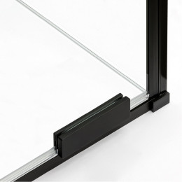 Шторка для ванны NEW TRENDY SMART BLACK 170x150 EXK-4211 черный
