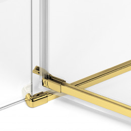 Душевое ограждение NEW TRENDY AVEXA GOLD SHINE R 120x110x200 EXK-3220 золото