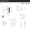 Термостатическая система для ванны скрытого монтажа WHITECROSS Y YSET11GLB брашированное золото