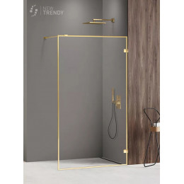 Душевое ограждение NEW TRENDY AVEXA GOLD SHINE 50x200 EXK-2156 золото