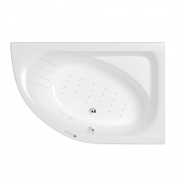 Ванна WHITECROSS Aquarella 170x110 правая NANO хром