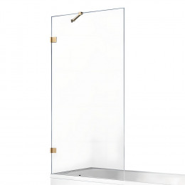 Шторка для ванны NEW TRENDY AVEXA GOLD BRUSHED 70x150 EXK-2006 брашированное золото