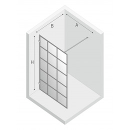 Душевое ограждение NEW TRENDY AVEXA WHITE 110x200 EXK-2986 белый