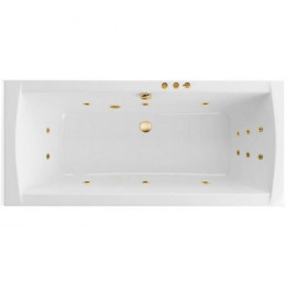 Ванна EXCELLENT Aquaria Lux Slim 180x80 SMART золото