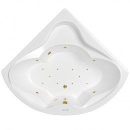 Ванна WHITECROSS Konsul 150x150 RELAX золото