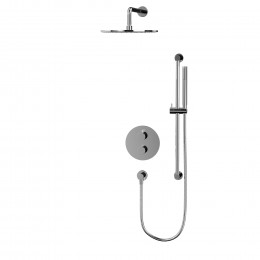 Термостатическая душевая система скрытого монтажа WHITECROSS Y YSET09CR хром