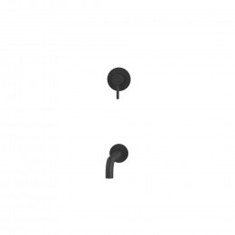 Система для ванны скрытого монтажа WHITECROSS Y YSET03BL черный мат