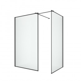 Душевое ограждение NEW TRENDY NEW MODUS BLACK 140x120x200 EXK-5664 черный