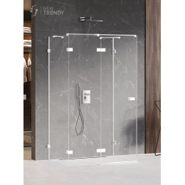 Душевое ограждение NEW TRENDY AVEXA WHITE L 80x70x200 EXK-2846 белый