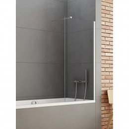 Шторка для ванны NEW TRENDY NEW SOLEO 50x140 P-0072-WP хром