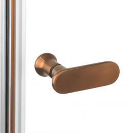 Дверь в нишу NEW TRENDY NEW SOLEO COPPER BRUSHED 90x195 D-0495A брашированная медь