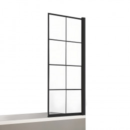 Шторка для ванны NEW TRENDY NEW SOLEO BLACK 70x140 P-0047 черный
