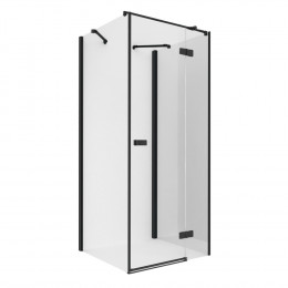 Душевое ограждение NEW TRENDY REFLEXA BLACK R 100x100x200 EXK-5028 черный