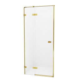 Дверь в нишу NEW TRENDY AVEXA GOLD BRUSHED 140x200 EXK-1726 брашированное золото