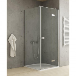 Душевое ограждение NEW TRENDY REFLEXA R 80x100x200 EXK-5109 хром