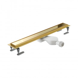 Душевой трап EXCELLENT Stilio Gold 80 см. решетка декоративная золото