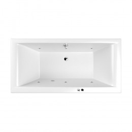 Ванна WHITECROSS Savia Duo 170x80 SOFT хром
