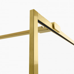 Душевое ограждение NEW TRENDY AVEXA GOLD BRUSHED 110x200 EXK-3136 брашированное золото