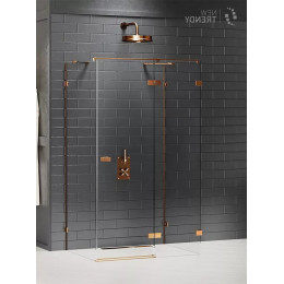 Душевое ограждение NEW TRENDY AVEXA COPPER BRUSHED R 120x90x200 EXK-3746 брашированная медь