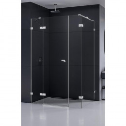 Душевое ограждение NEW TRENDY EVENTA PLUS L 150x80x200 EXK-4557 хром
