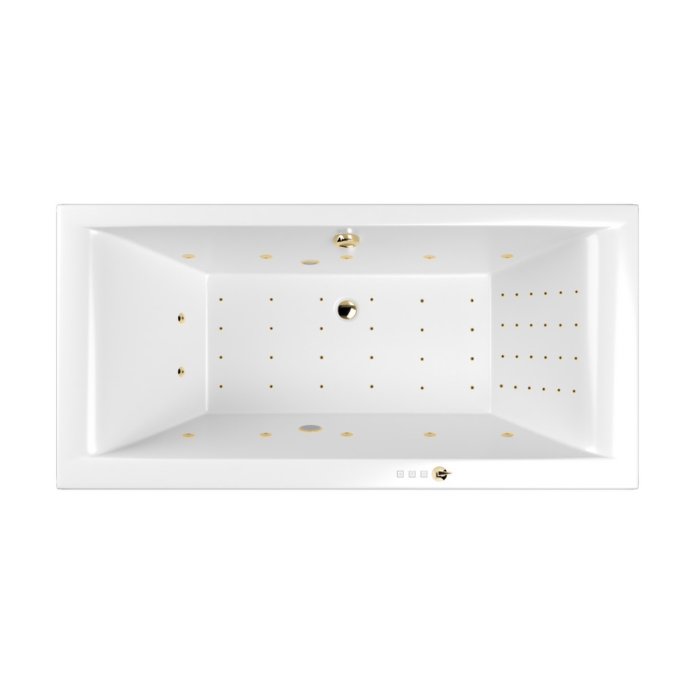 Ванна WHITECROSS Savia Duo 170x80 NANO золото