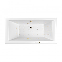 Ванна WHITECROSS Savia Duo 170x80 NANO золото