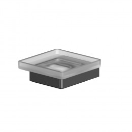 Мыльница подвесная WHITECROSS Cubo CU2420GM оружейная сталь